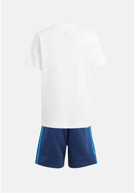 White blue and light blue baby girl outfit ADIDAS ORIGINALS | IT7275.